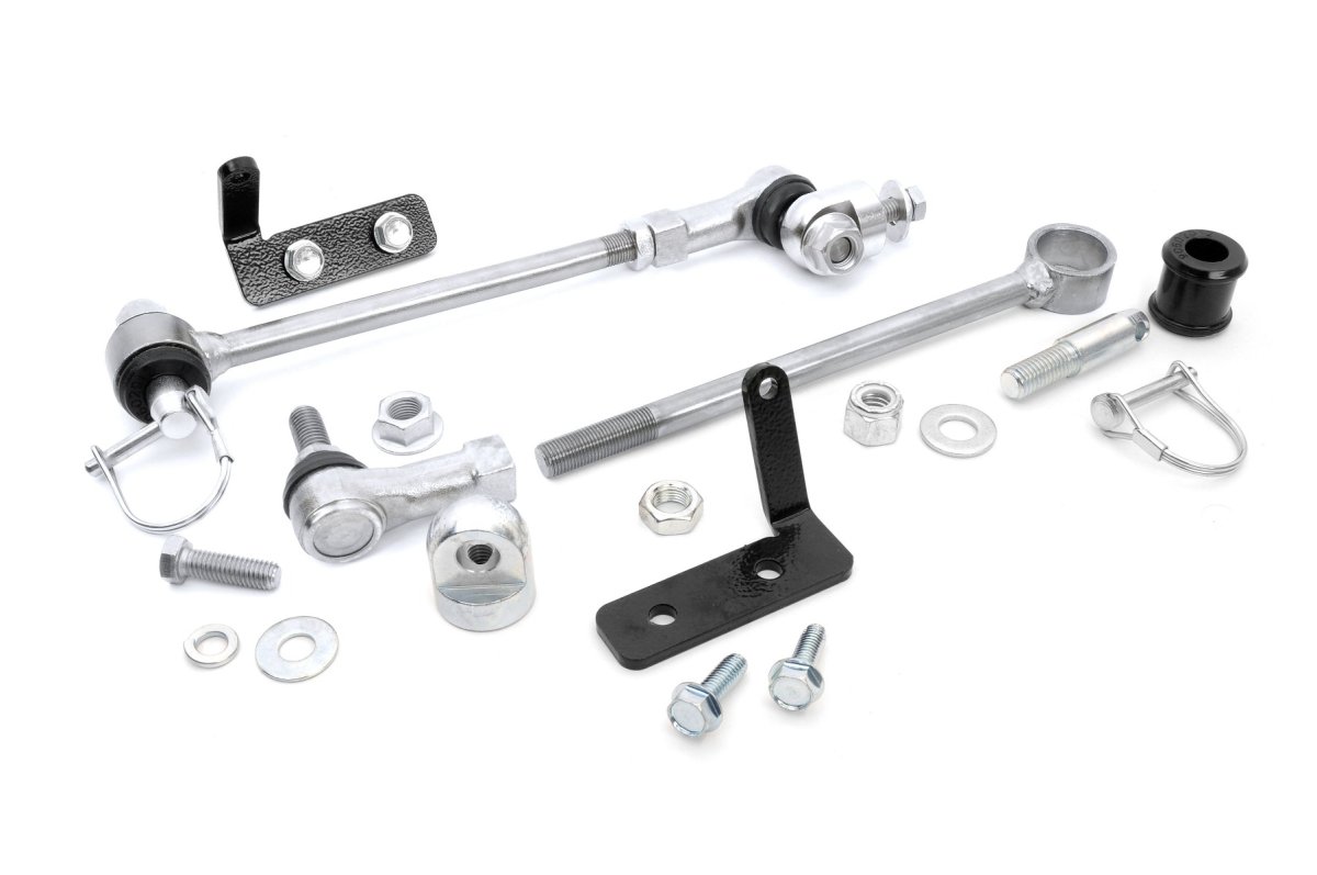 Jeep Cherokee Suspension Lift Kit - Rough Country - Quick Disconnect Sway Links - '84-'01